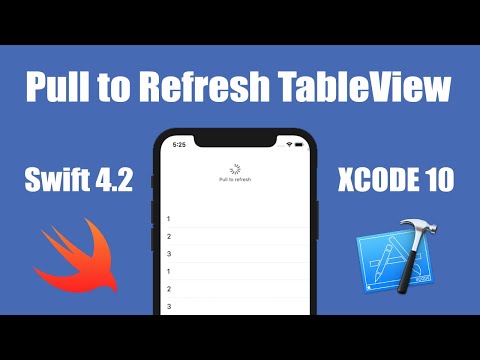 How To Implement A Refresh Control In Xcode 10 Swift 4.2
