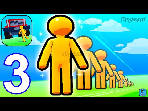 Scale Man - Gameplay Walkthrough Part 3 Stickman Shape Shifting Race Get Bigger (Android, iOS) - YouTube