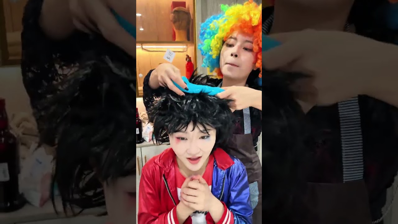 Harley Quinn's long hair troubles。#Harley Quinn #joker