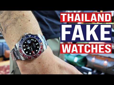 Exploring Thailand's Fake Market For Luxury Watches (Rolex, Patek, AP)