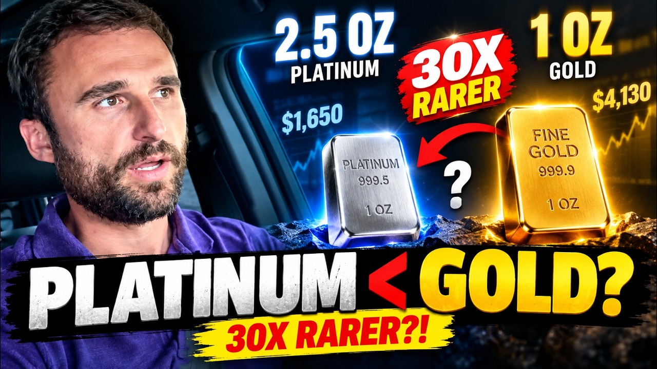 PLATINUM IS 30X RARER THAN GOLD… SO WHY IS IT SO CHEAP?