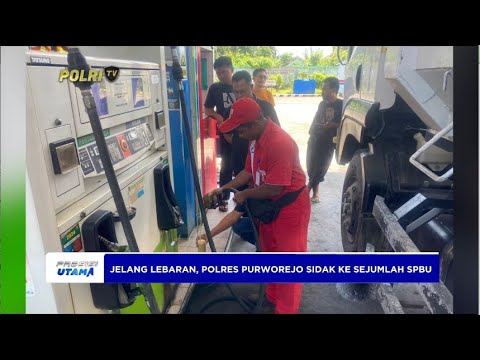 POLRES PURWOREJO CEK SPBU JELANG LEBARAN