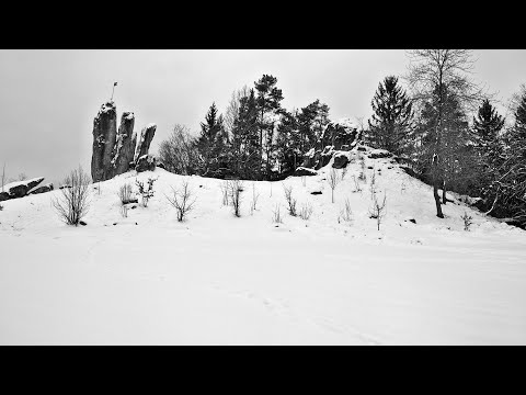 Wandern Franken: mit Schneeschuhen um die "3 Zinnen"/ nahe Gräfenberg