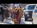Buddhist monks persist in peace walk despite injuries as thousands follow them on social media