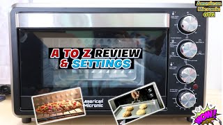 Oven Toaster Griller Review & Settings | American Micronic OTG A to Z Information | AMI OTG 36LDX