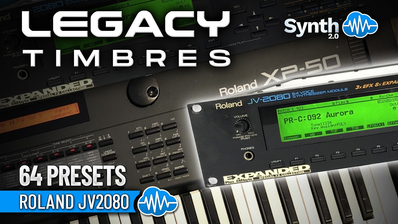 LFO049 - Legacy Timbres - JV-2080 ( 64 presets ) - Video Preview 1