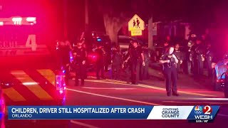 'That broke my heart': Witness describes pulling children from crash that injured 10 in Orlando