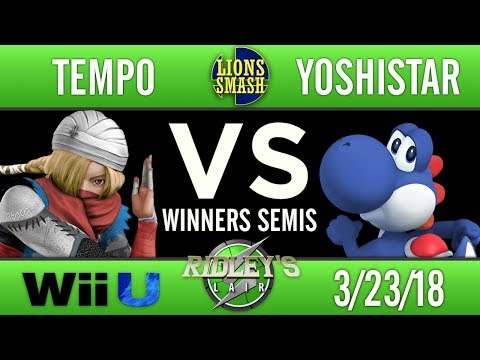 Ridley's Lair #2 - Tempo (Sheik, Captain Falcon) vs Yoshistar (Yoshi) - Smash 4 Winners Semis