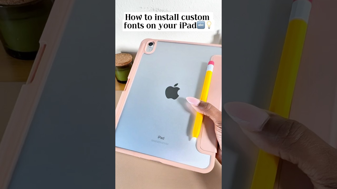 Stop using the same boring fonts 😭 #ipad #ipadtips #fonts #tutorial