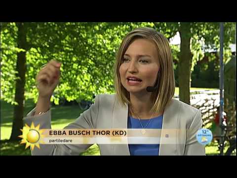 Ebba Busch Thor: ”Jag visste vad jag gav mig in på”  - Nyhetsmorgon (TV4)