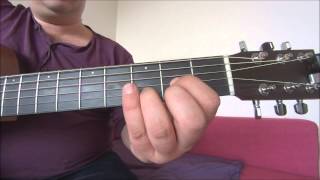 Beautiful - Christina Aguilera acoustic guitar tutorial