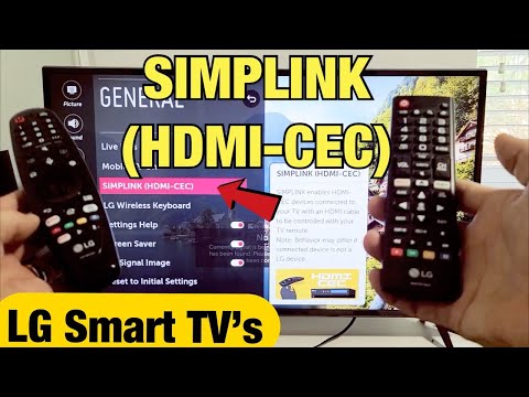 LG Smart TV: How to Enable SIMPLINK (HDMI - CEC)