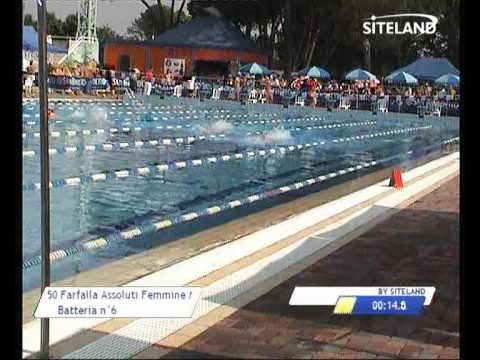 Serie 6 dei 50 Farfalla  Assoluti Femmine Master - 11 Memorial Andrea Bettiol