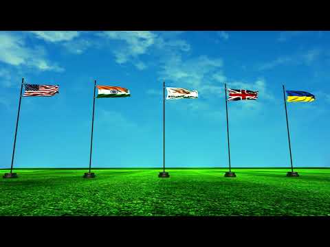 flag animation in blender