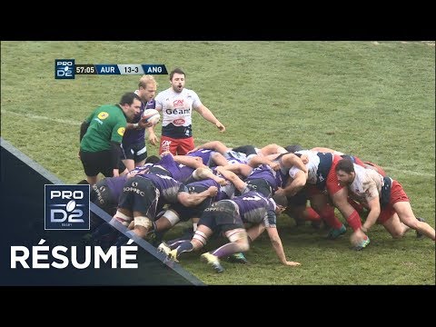 PRO D2 - Résumé Aurillac-Angoulême: 13-10 - J17 - Saison 2018/2019