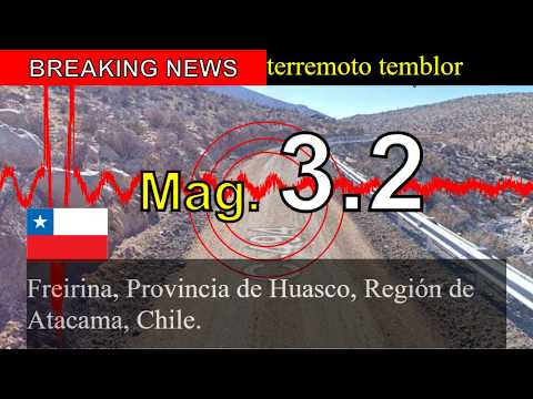 😱🚨Últimas noticias: Sismo de magnitud 3.2 sacude Freirina, Provincia de Huasco, Región de Atacama, C