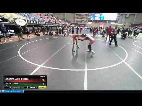 106 Lbs Champ. Round 2 - Kash Long, CO Vs Adante Washington, IL 35ac