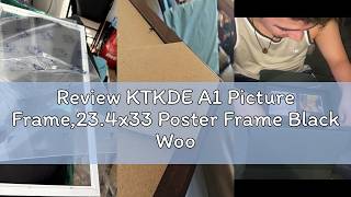 Review KTKDE A1 Picture Frame,23.4x33 Poster Frame Black Woodgrain, Vertical & Horizontal Wall Hangi