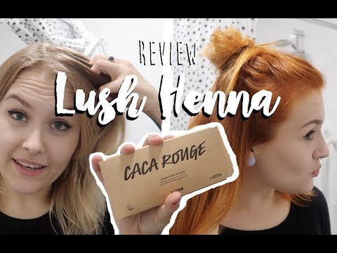 Lush Henna Caca Rouge | Tutorial & Review | Before &...