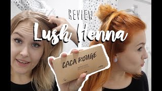 Lush Henna Caca Rouge | Tutorial &amp; Review | Before &amp; After