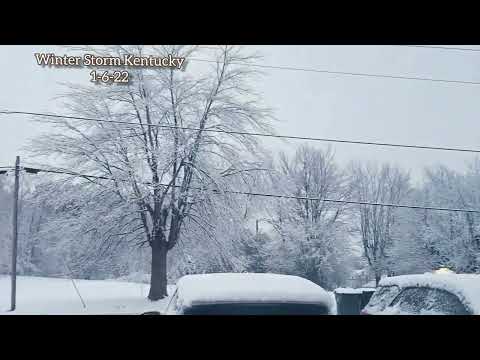 Winter storm  kentucky  1-16-22