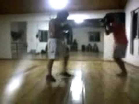 Kick boxing en lo del milton