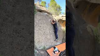 Video thumbnail of La Regleta del Amor, 6b+. Alcañiz