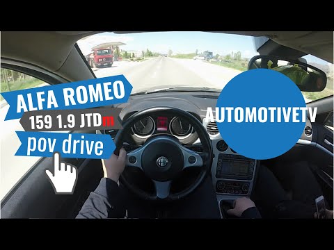 Alfa Romeo 159 1.9 JTDm (2006) - POV Drive