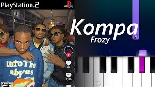 Frozy - kompa pasión  (Piano tutorial)