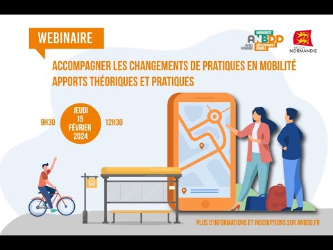 [Webinaire] Accompagner les changements de pratiques en mobilité : apports théoriques et pratiques