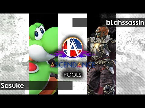 Smash 4: Sasuke (Yoshi/Shulk) V bLahssassin (Ganondorf) - Ascendance 52 Tournament SSB4