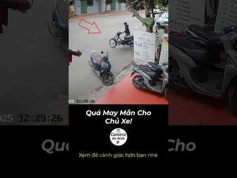 Quá May Mắn Cho Chủ Xe! #tromcap #tromcuop #mayman