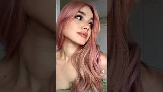 Cabello rosado 💕 #cabello #cambiodelook