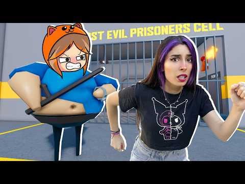 Escapa de la PRISIÓN de mi AMIGA MANDARINA en Roblox