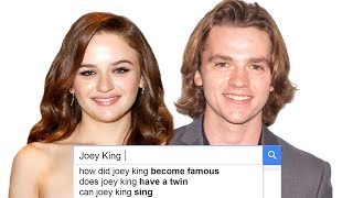 Joey King & Joel Courtney Answer the Web's Most Searched Questions | WIRED video