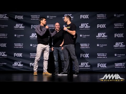 UFC on FOX 15: Lyoto Machida vs. Luke Rockhold Staredown
