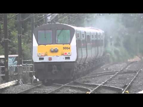 Irish Rail class 201 (227) + Enterprise (9004) - Clontarf Road, Dublin.