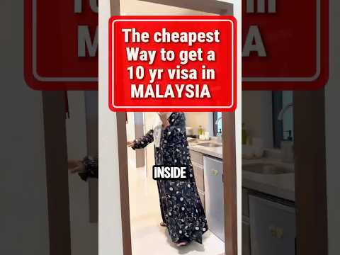 CHEAPEST WAY TO GET A 10 YEAR VISA IN MALAYSIA #malaysia #lifestyle #abroad #fyp