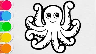 How to Draw an Octopus | Easy Step by Step for Beginners