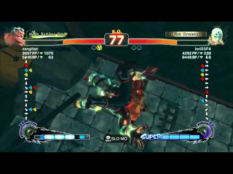 Super Street Fighter 4: Arcade Edition Zangitan (Hakan) vs Iori (El Fuerte) - Ranked Match