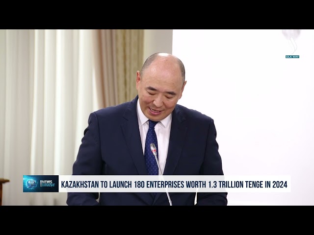 Kazakhstan to launch 180 enterprises worth 1.3 trillion tenge in 2024