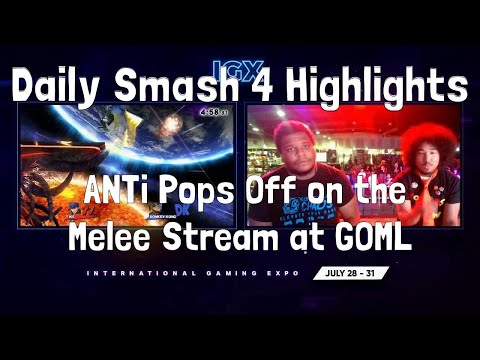 Daily Smash 4 Highlights: ANTi Pops Off on the Melee Stream at GOML