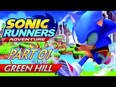 Sonic Runners Adventure Episode #01 [Android] 100% Playthrough - Green Hill