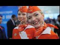 Pretty Stewardesses Of Aeroflot Airline Russia