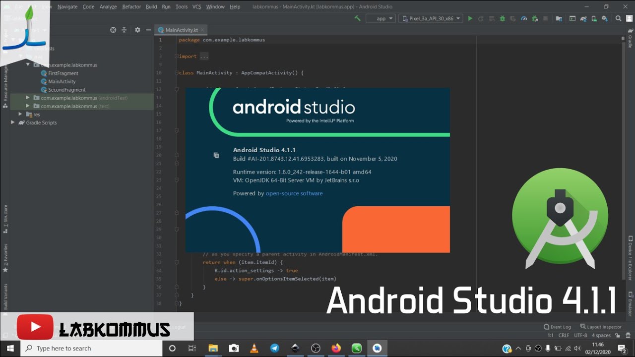 Cara Instal Android Studio 4.1.1 2020 (JRE, JDK dan Emulator)