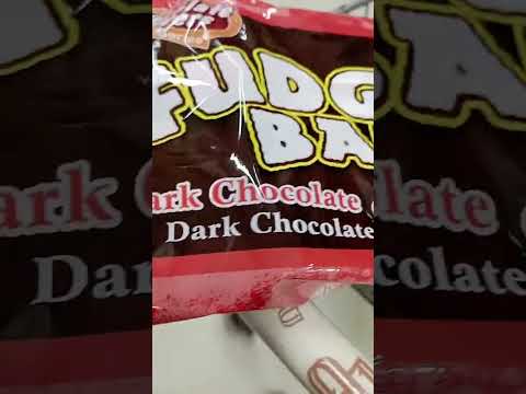 CHOCOLATE LOVERS SERIES  #fudgee bar dark chocolate cream filled with dark chocolate cake bar #short