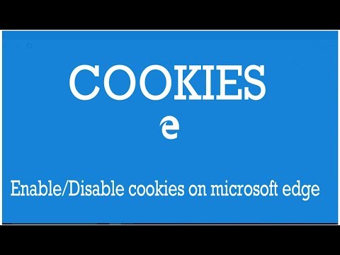 Windows 10: How to enable/disable cookies on microsoft...
