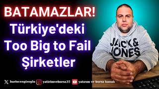 TÜRKİYE EKONOMİSİNDE BATAMAYACAK KADAR BÜYÜK ŞİRKETLER HANGİLERİ? / To