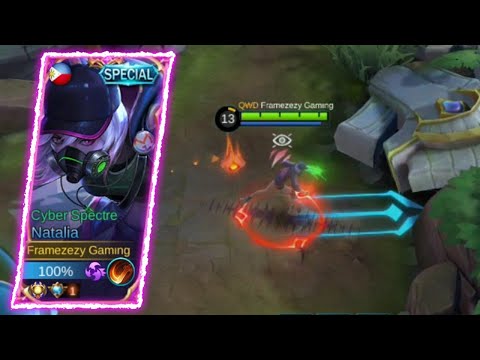 NATALIA CYCLONE EYE COMBO | THIS IS HOW YOU SURPRISE ATTACK YOUR ENEMIES USING NATALIA - MLBB