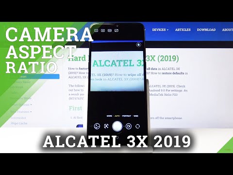 How to Change Camera Aspect Ratio in ALCATEL 3X (2019)